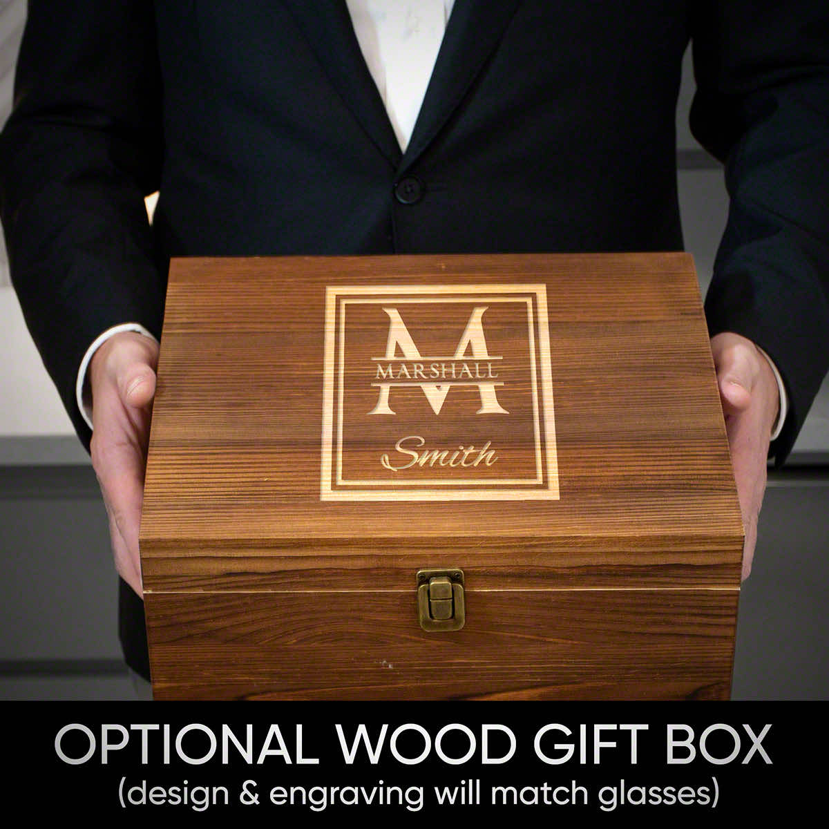 Personalized Wooden Box - Medium