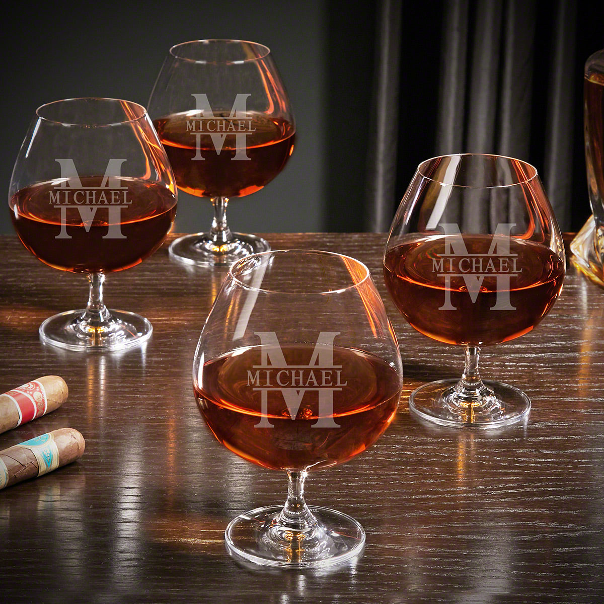 Custom Grand Cognac Glasses Set of 4