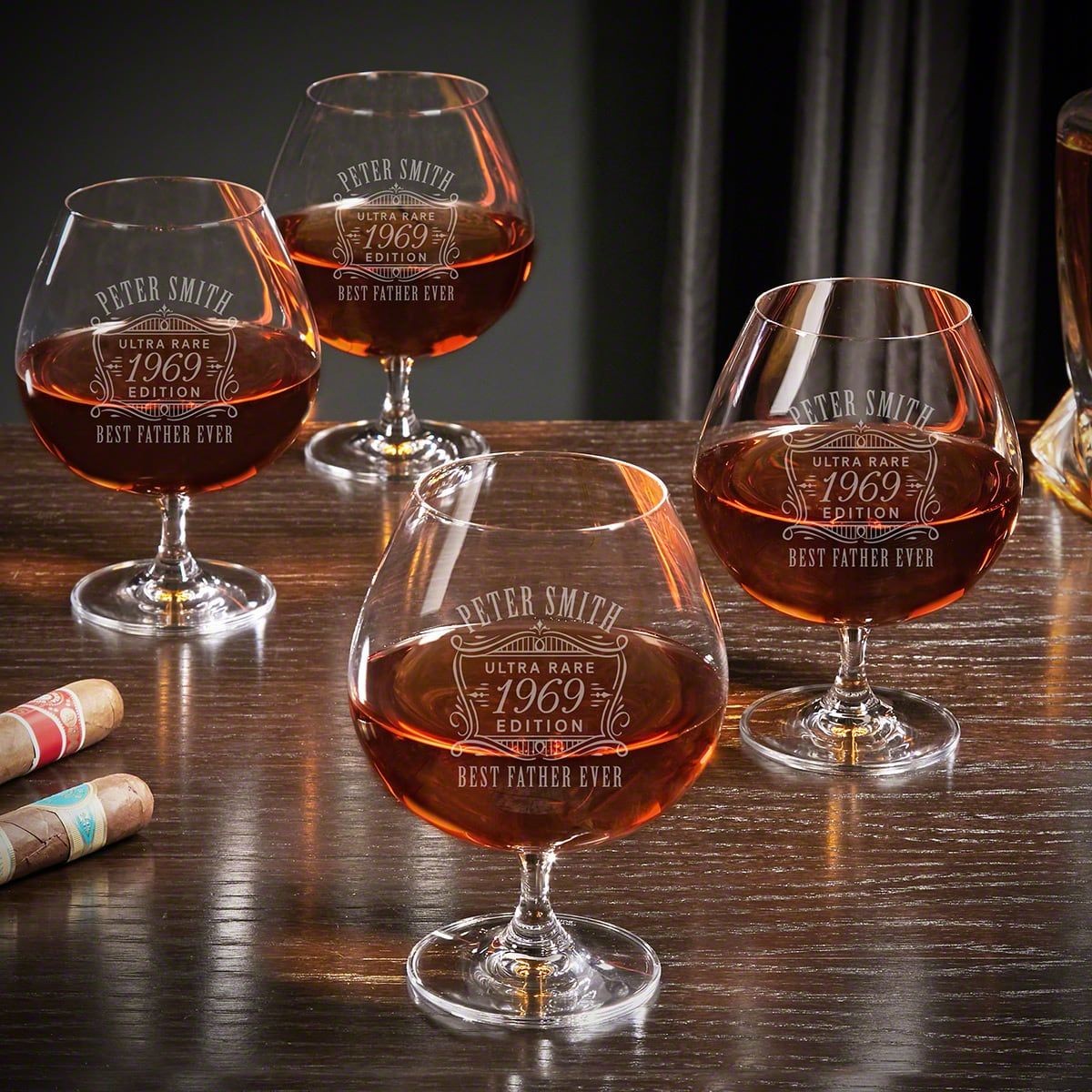 Custom Grand Cognac Glasses Set of 4