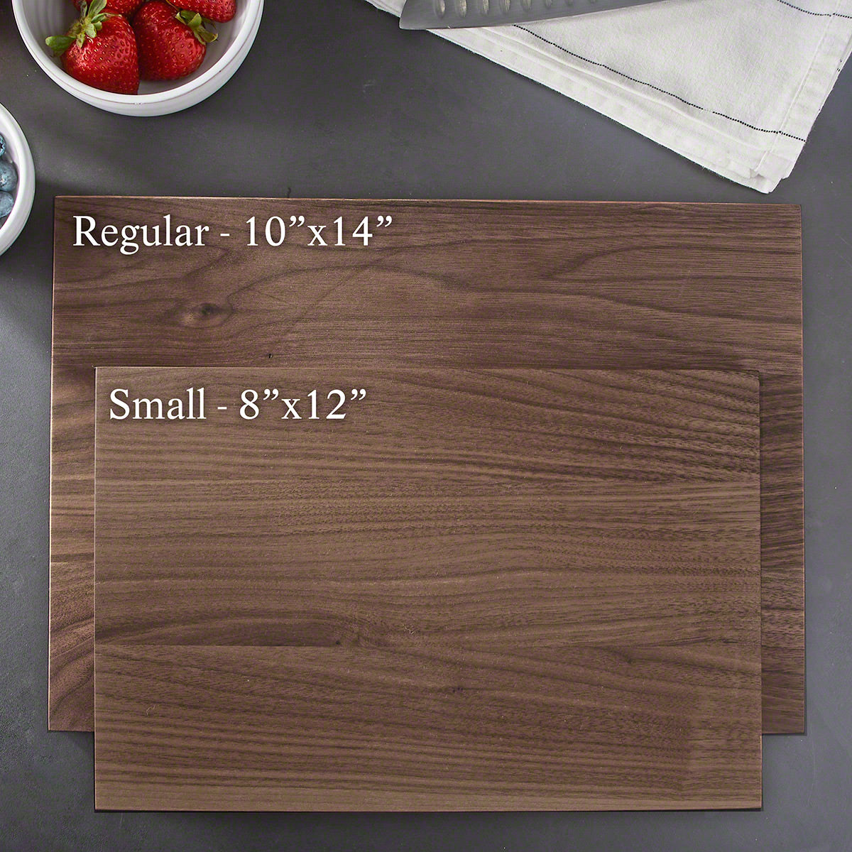 Walnut Engraved Cutting Board - Small (0.75in Thick)