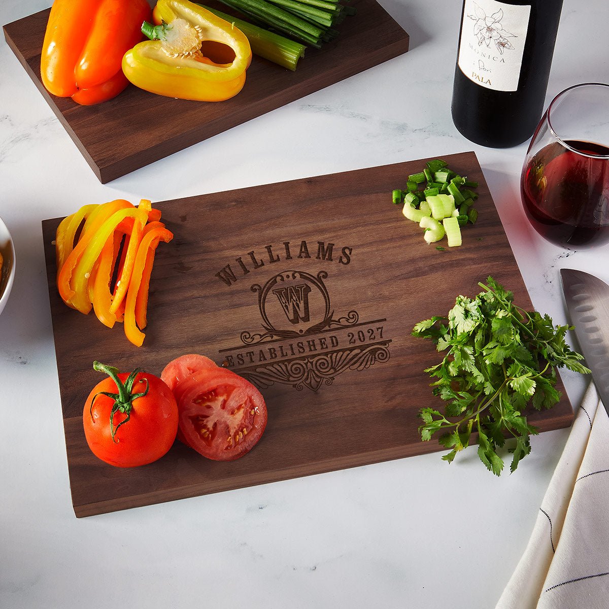 Walnut Engraved Cutting Board