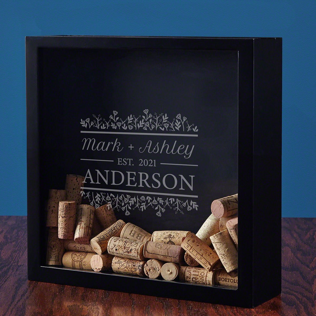 Wedding Wishes Personalized Shadow Box Wedding Guest Book Alternative