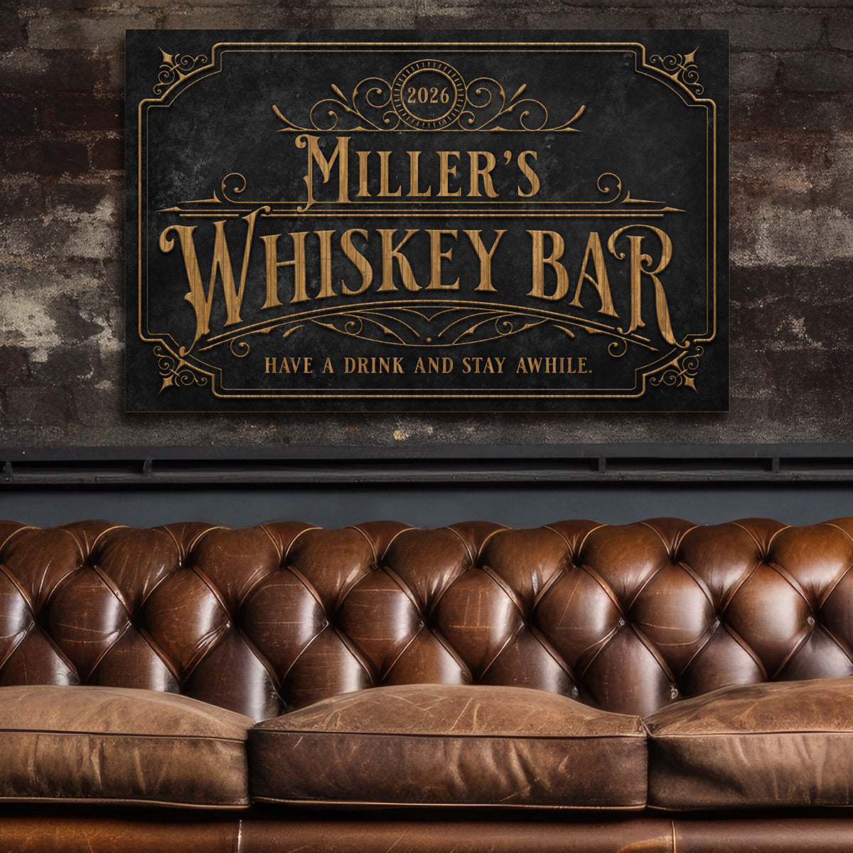 Private Reserve Custom Bar Sign - Whiskey Bar Sign