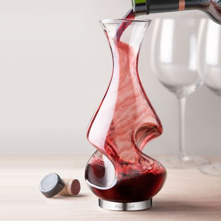 Wine Aerating Decanter & Stemless Wine Glasses Luxury Box Set