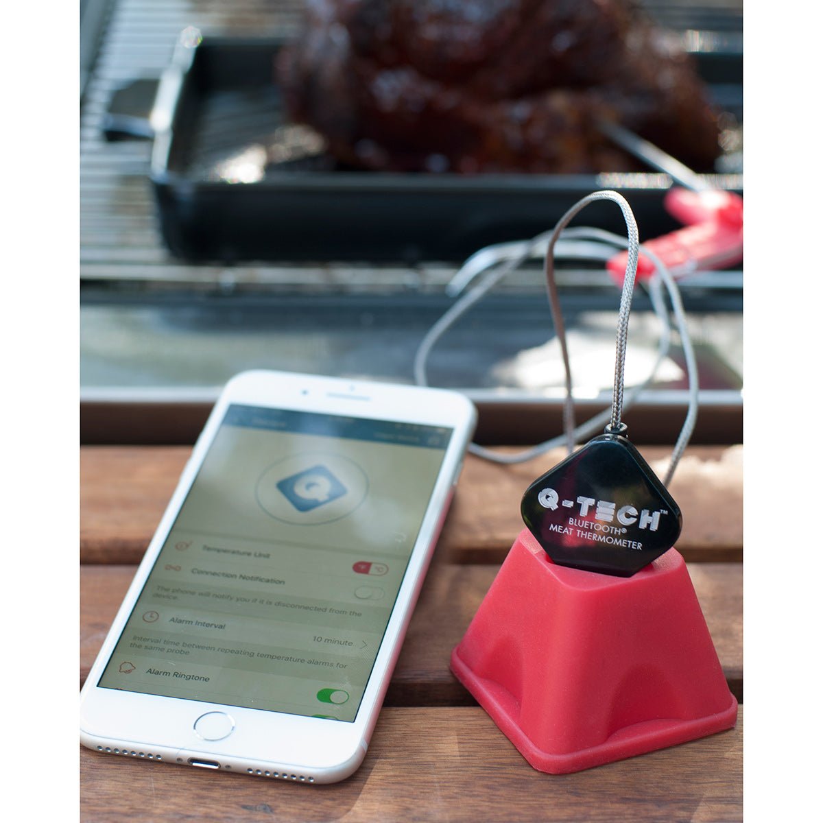 Wireless Bluetooth Meat Thermometer by Q - TECH