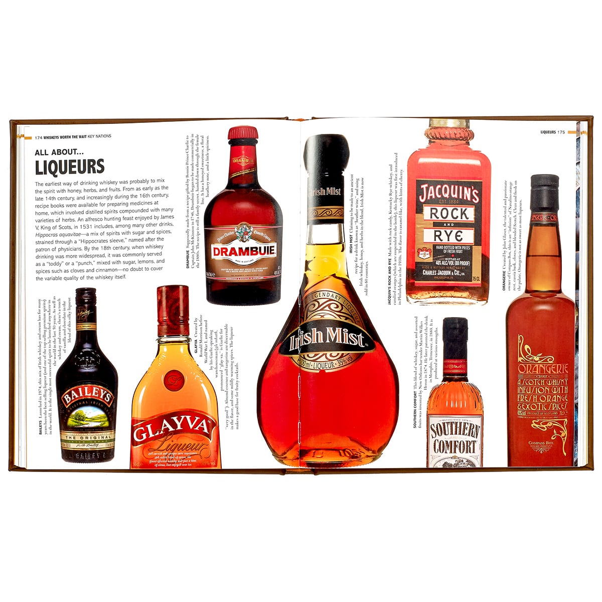 World Whiskey, Custom Brown Leather-Bound Book